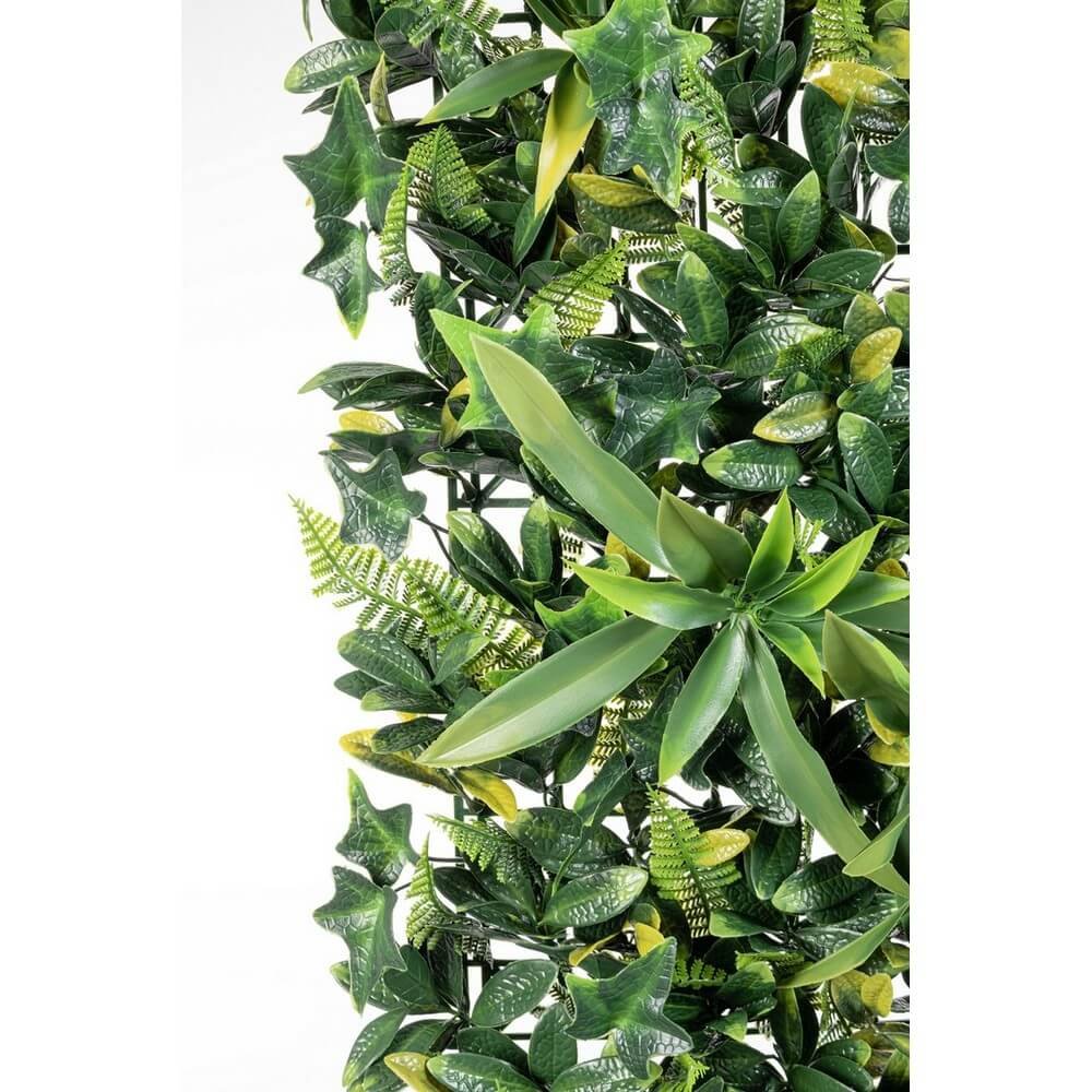 Parete Sintetica Resina Verde da Esterno 100x100 cm - NOVARA