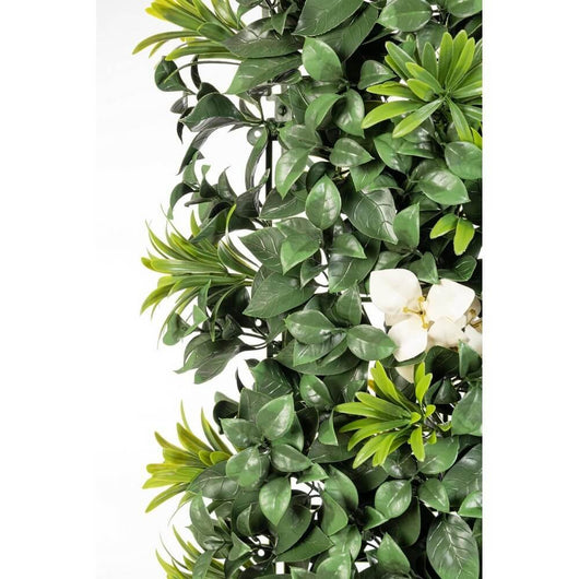 Parete Artificiale Resina Verde da Esterno 100x100 cm - NOVARA