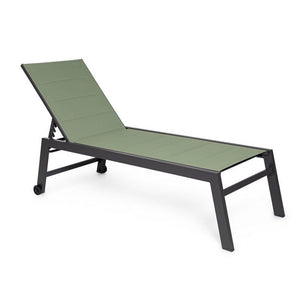 Lettino alto con ruote in alluminio - SIERRAH Colore: Verde