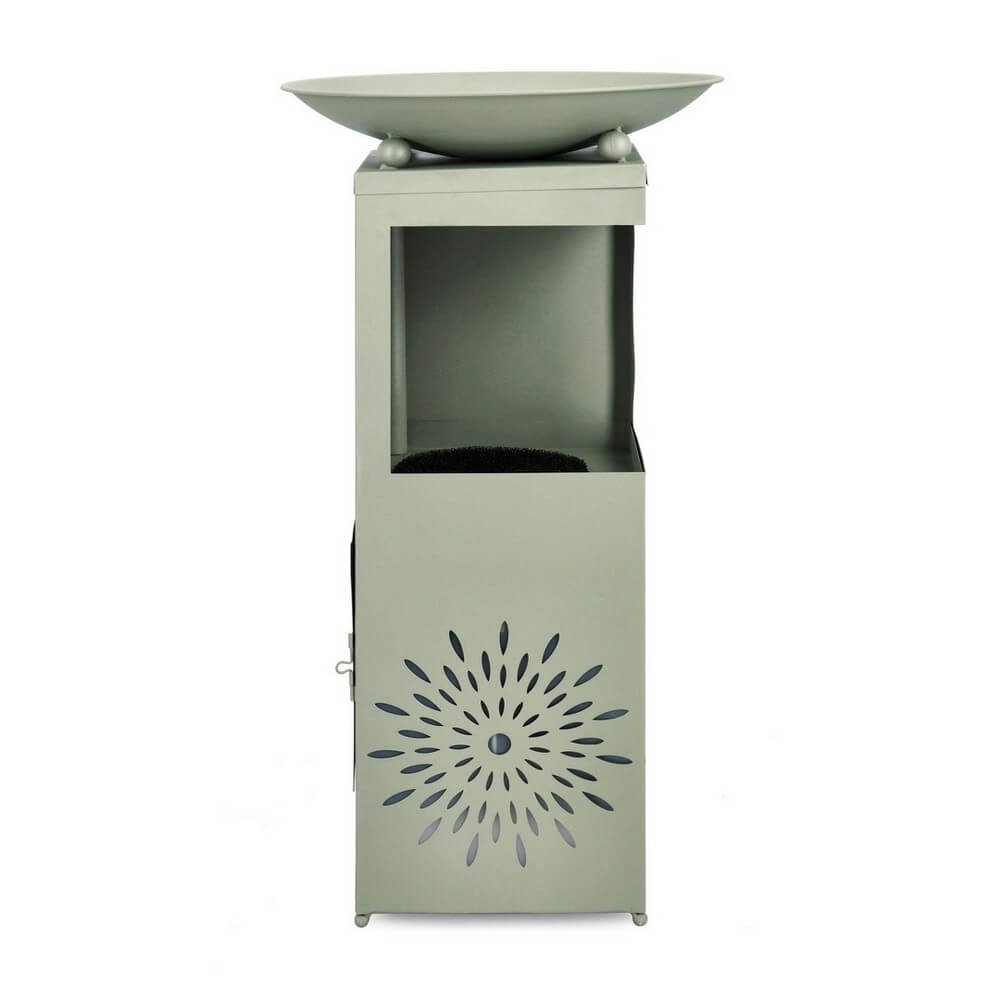 Fontana da Giardino Verde Stile Moderno con LED H78 cm - VIREYA