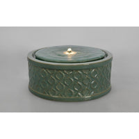 Fontana da Giardino Ceramica Verde Moderna 33,5 cm - ELARIS