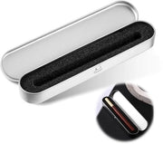 Penne e pennarelli in metallo - contenitore regalo con spugna, contenitore per pennarelli, contenitore per matite, piccola borsa portatile per pennarelli e matite, contenitore per make-up per studenti