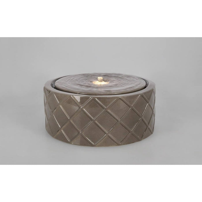 Fontana Ceramica Tortora Moderna da Esterno 33x14,5 cm - CALYPSO