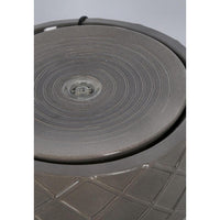 Fontana da giardino tortora D33x14,5H con LED - CALYPSO