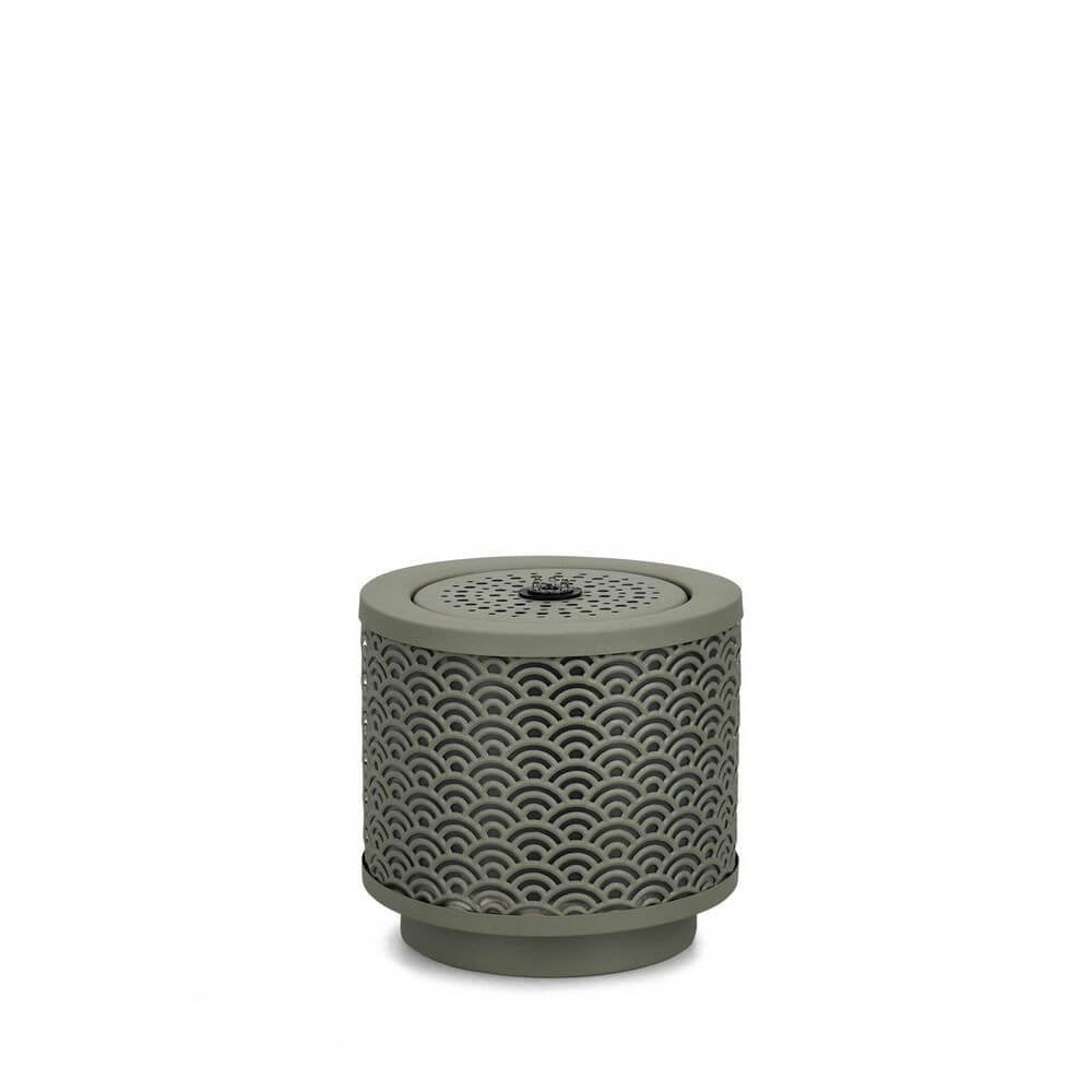 Fontana da giardino colore verde salvia D25X23H con LED - TUNDRA