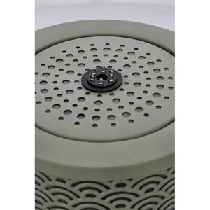 Fontana da Giardino Ceramica Verde Moderna H23 cm - TUNDRA