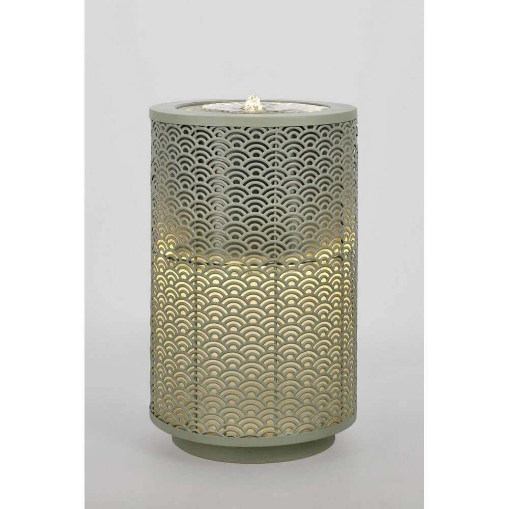 Fontana da Giardino Ceramica Verde Moderna 30 H51,5 - TUNDRA