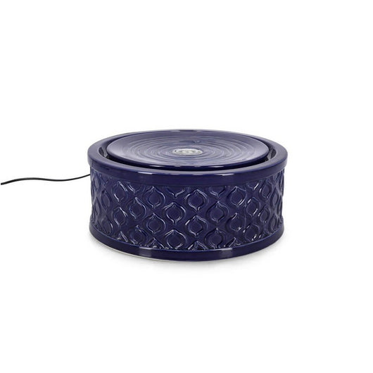 Fontana da Giardino Ceramica Blu Moderna 33,5 cm - ELARIS
