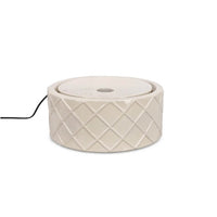 Fontana da Giardino Ceramica Avorio Moderna 33x14,5 cm - CALYPSO