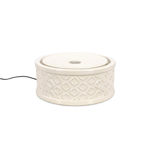 Fontana da Giardino Ceramica Avorio Moderna 33,5 cm - ELARIS