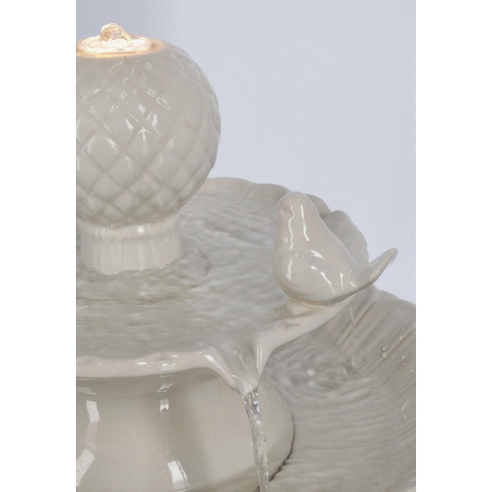 Fontana da Giardino Ceramica Avorio da Esterno H68 - LUNARA