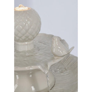 Fontana da Giardino Ceramica Avorio da Esterno H68 - LUNARA