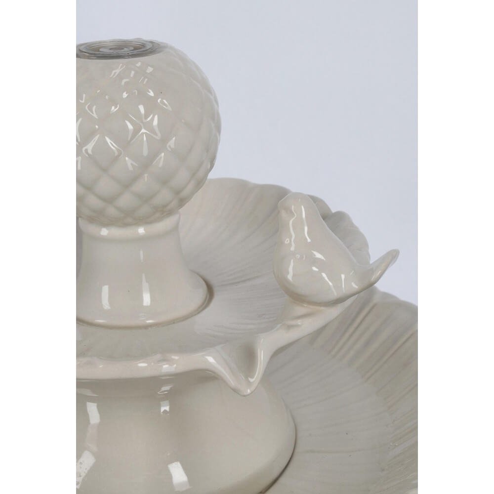 Fontana da Giardino Ceramica Avorio da Esterno H68 - LUNARA
