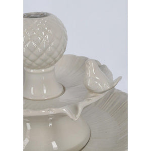 Fontana da Giardino Ceramica Avorio da Esterno H68 - LUNARA