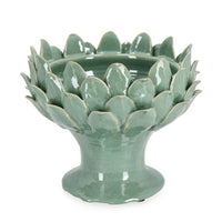 Ciotola Decorativa Terracotta Verde Boho da Interno 27 cm - AYORA