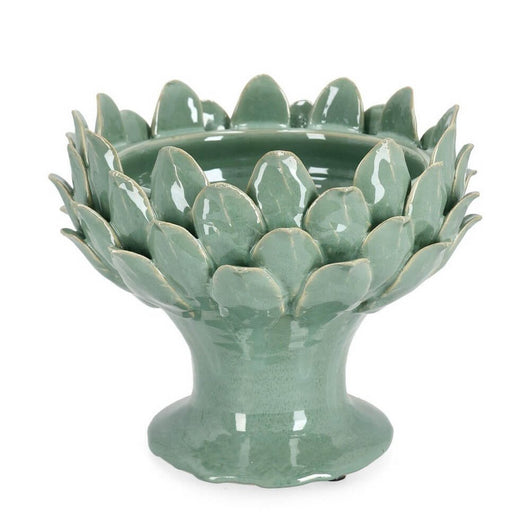 Ciotola Decorativa Terracotta Verde Boho da Interno 27 cm - AYORA