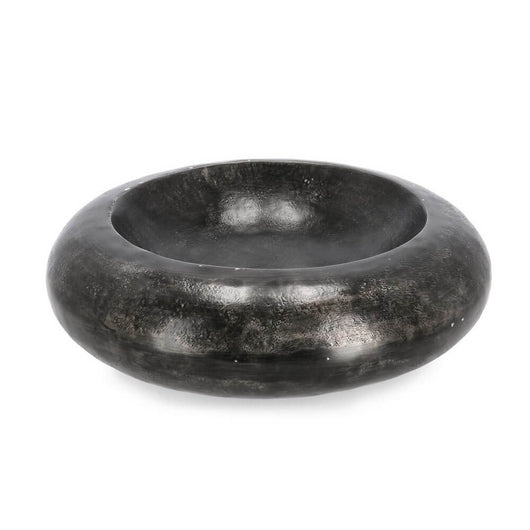 Ciotola Decorativa Alluminio Antracite Moderna 45 cm - MISTRAL