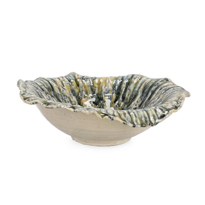 Ciotola Decorativa Terracotta Blu Rustica 34,5 cm - AYORA