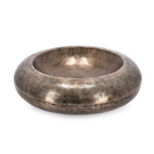 Ciotola Decorativa Alluminio Oro Moderna 45 cm - MISTRAL