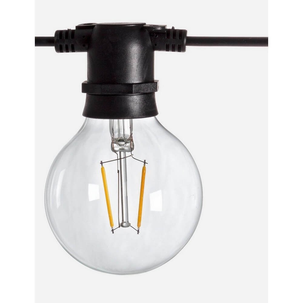 Catena luminosa LED 10 luci trasparenti - ORAYA