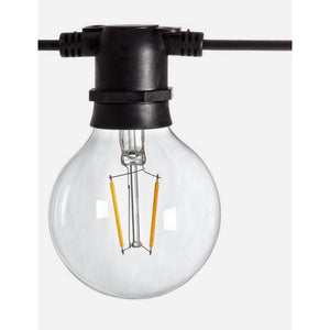 Catena luminosa LED 10 luci trasparenti - ORAYA