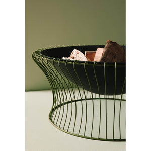 Braciere Acciaio Verde Moderno da Esterno 57xH22 - VELKAN