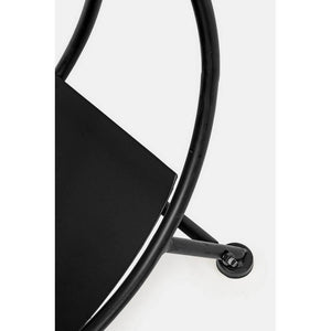 Braciere porta legna nero 70x38H - ARVEN