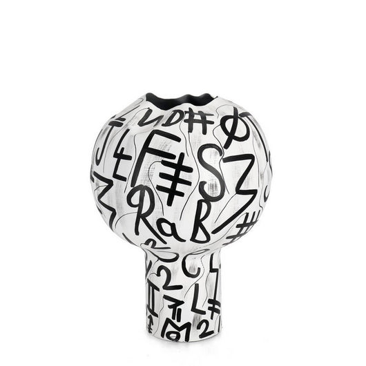 Bottiglia Decorativa Bianca Moderna H50 da Interno - DRAVE Colore: Bianco