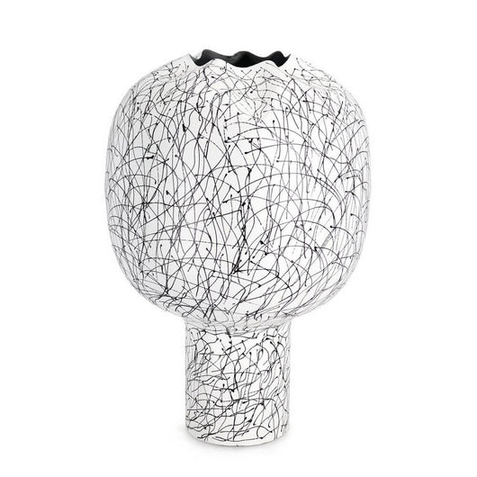 Bottiglia Decorativa Bianca Moderna H50 da Interno - DRAVE Colore: Bianco