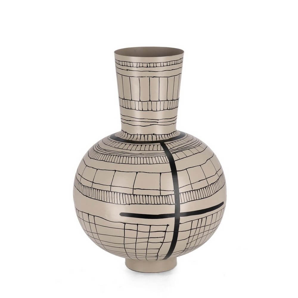 Bottiglia decorativa beige H43 - SORAYA