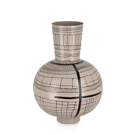 Bottiglia decorativa beige H43 - SORAYA