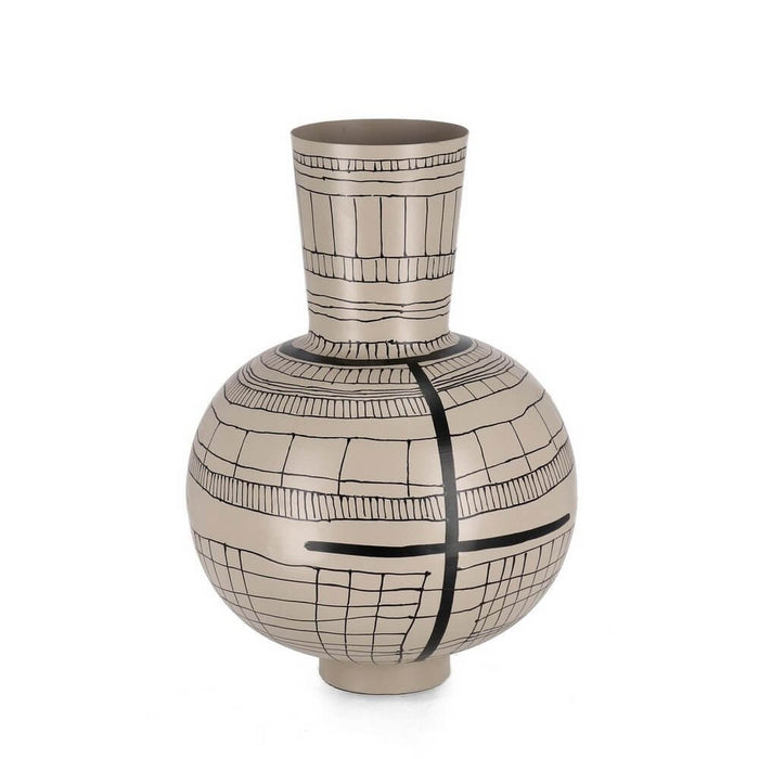 Bottiglia decorativa beige H43 - SORAYA