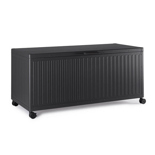 Baule portacuscini con ruote in alluminio - ELJAN Colore: Nero