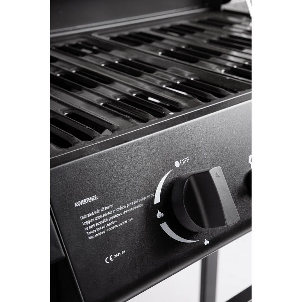 Barbecue a Gas Acciaio Nero da Esterno - LYMER
