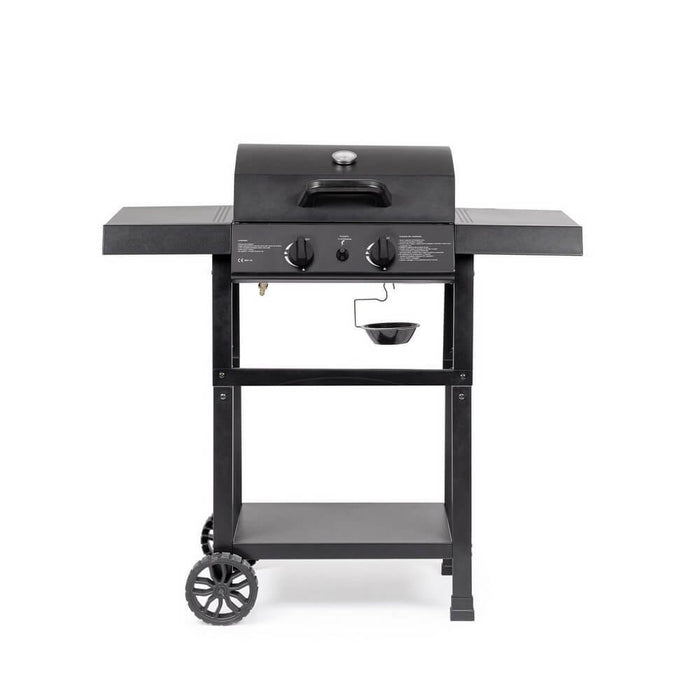 Barbecue a Gas Acciaio Nero da Esterno Moderno - LYMER