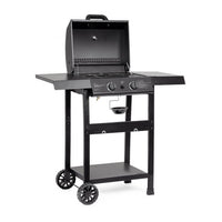 Barbecue a Gas Acciaio Nero da Esterno Moderno - LYMER