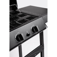 Barbecue a Gas Acciaio Nero da Esterno Moderno - LYMER