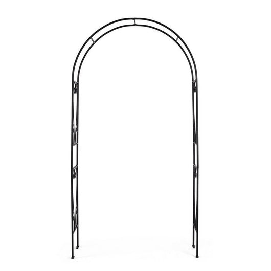 Arco per Piante Acciaio Nero da Esterno H210 cm - VIREL