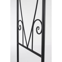 Arco per Piante Acciaio Nero da Esterno H210 cm - VIREL