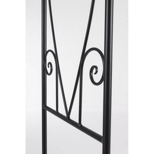 Arco per Piante Acciaio Nero da Esterno H210 cm - VIREL