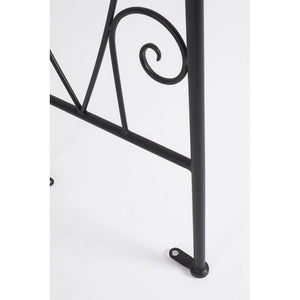 Arco per Piante Acciaio Nero da Esterno H210 cm - VIREL