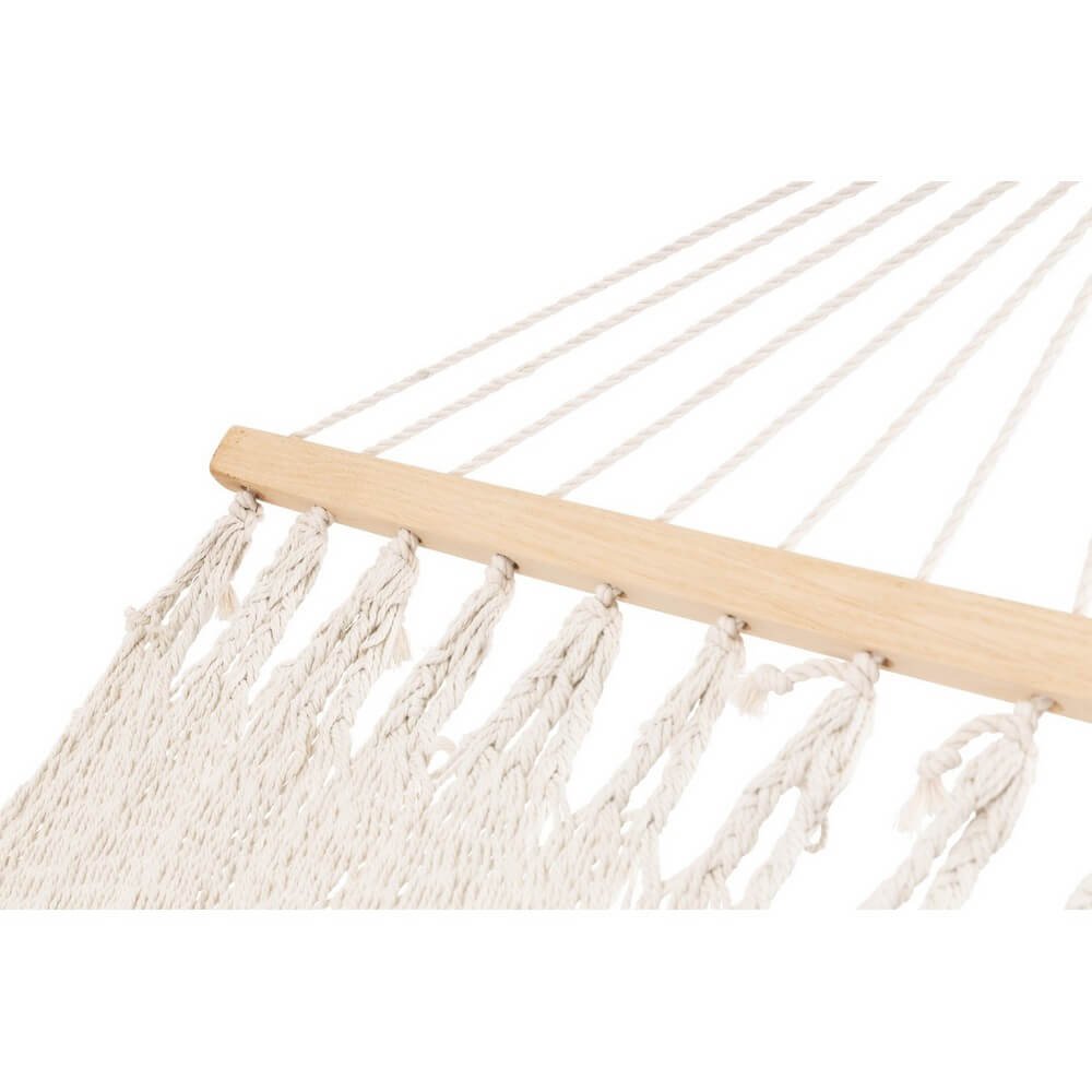 Set 2 Amache Legno Bianco Boho da Esterno 100x200 cm - KAELIS