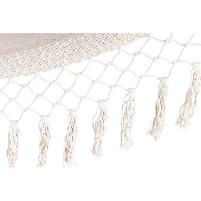 Set 2 Amache Legno Bianco Boho da Esterno 100x200 cm - KAELIS