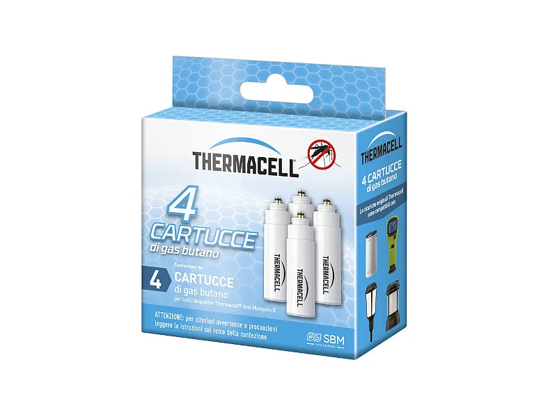 Cartuccia butano ricarica gas per dispositivi antizanzare Thermacell 4 ricariche