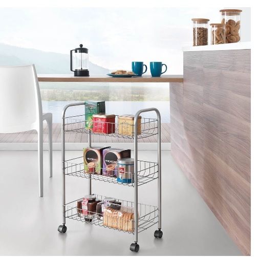 SCAFFALETTO LUGANO 3 PIANI  POLYTHERM 41X26X64