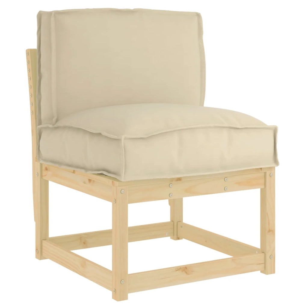 Cuscino Beige 50 x 40 x 12 cm Tessuto Oxford 42001461