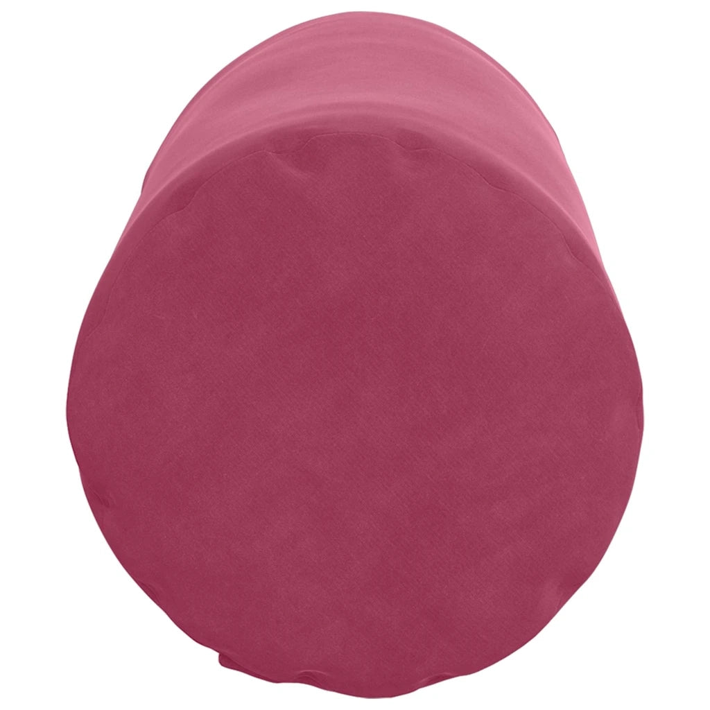 Cuscini a rullo 2 pcs Rosso Vino Ø 15 x 40 cm Tessuto in Cords