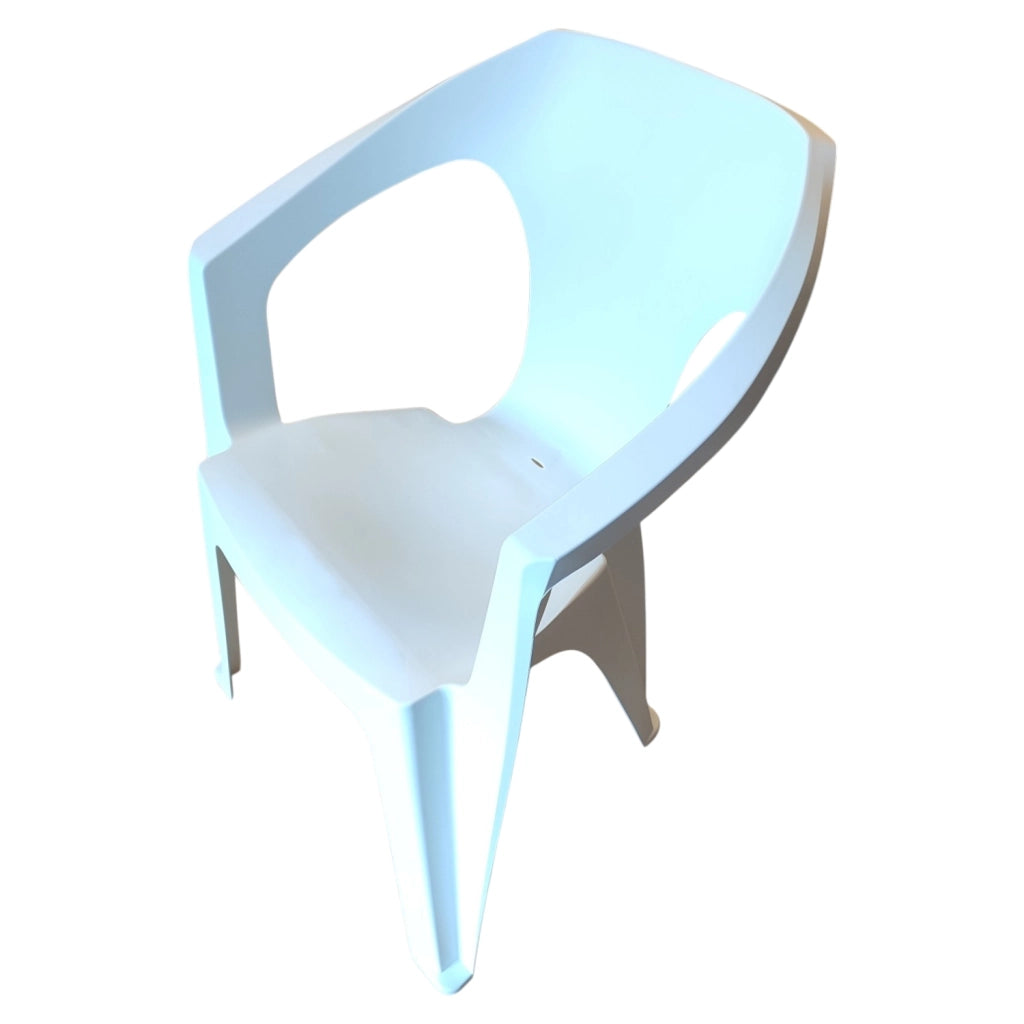 SEDIA IN PLASTICA MONOBLOCCO MARINA BIANCA