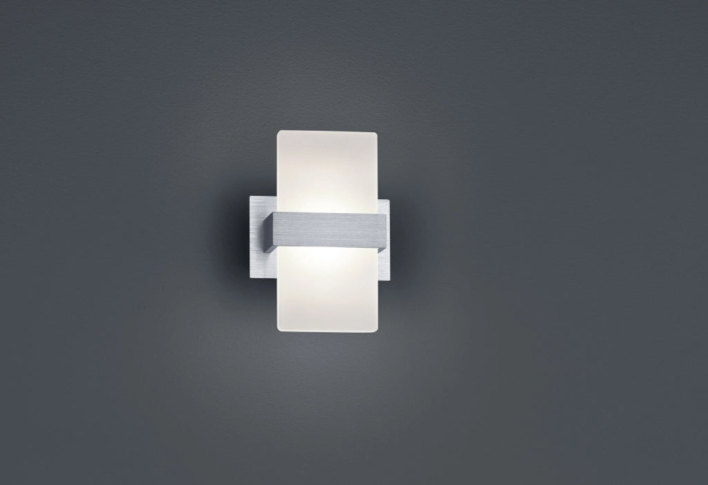 Applique da Interno a LED in Alluminio Alluminio Spazzolato