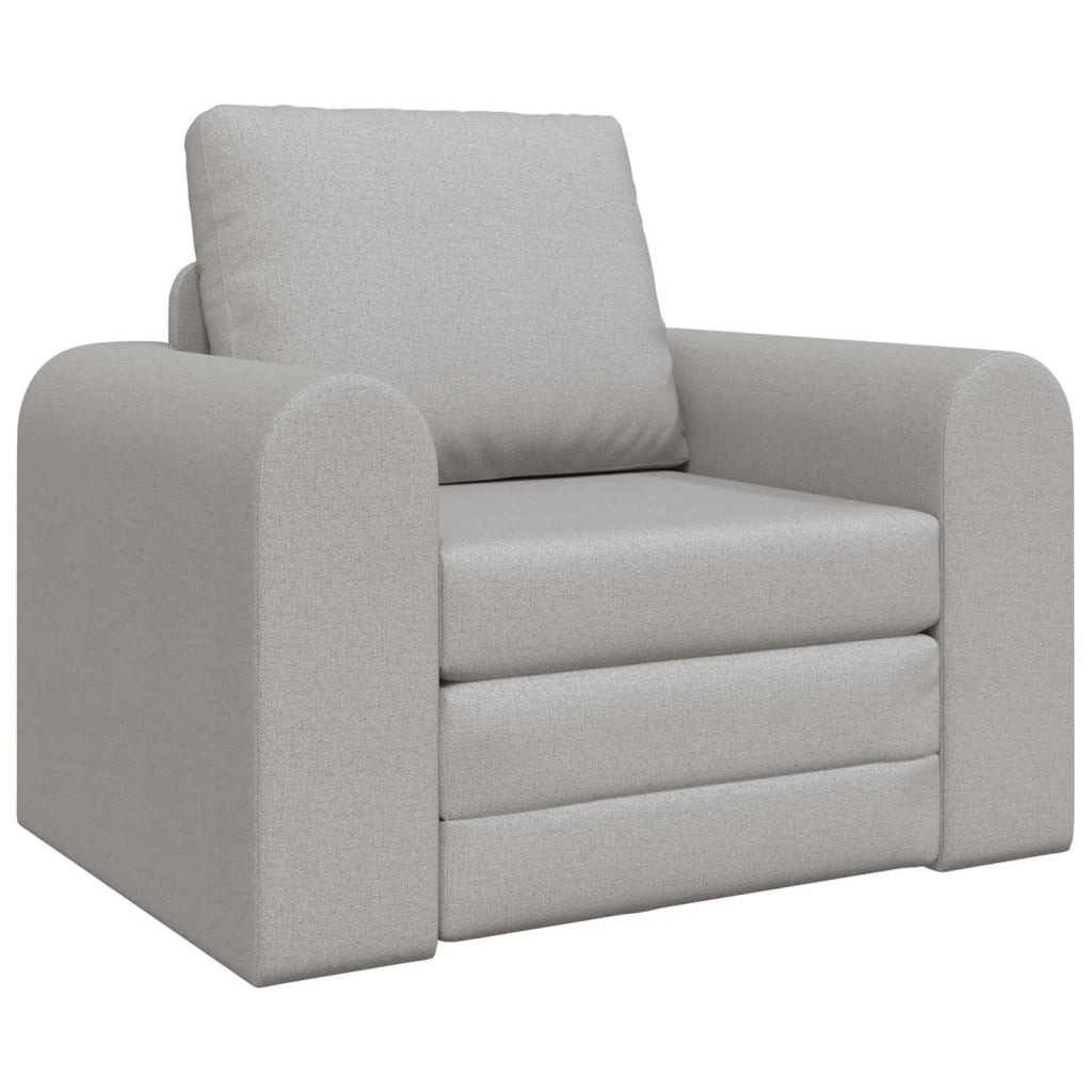 Divano letto | Sof¨¤ letto | Letto singolo Grigio Nuvola 98 x 71 x 83 cm Tessuto